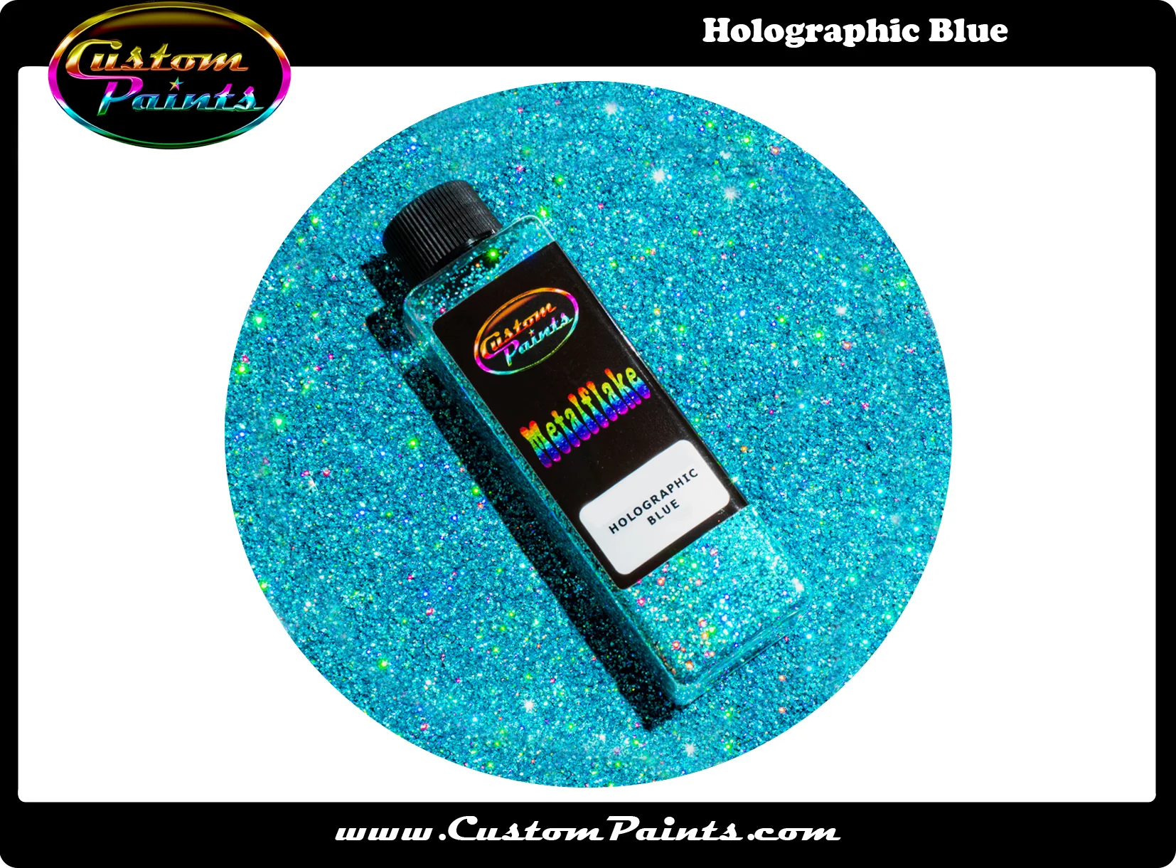Holographic Flake - Blue