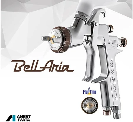 Brushes, Applicators & Guns: Iwata W-400 Belleria Classic Plus Series Spraygun 1.3mm - Image 2